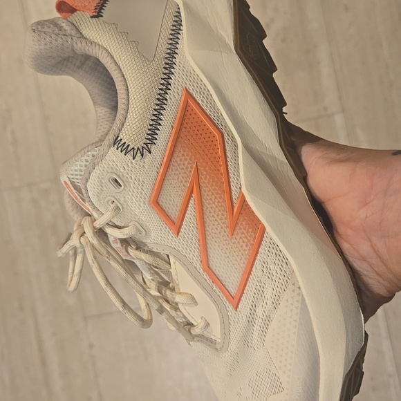 New Balance Shoes - New Balance Cream/Coral Nitrel Trail/Running Sneakers